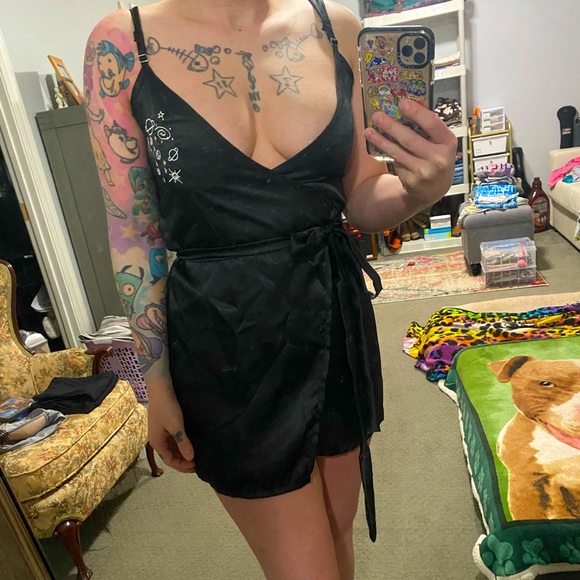 Omighty Space Wrap Dress - Picture 1 of 10